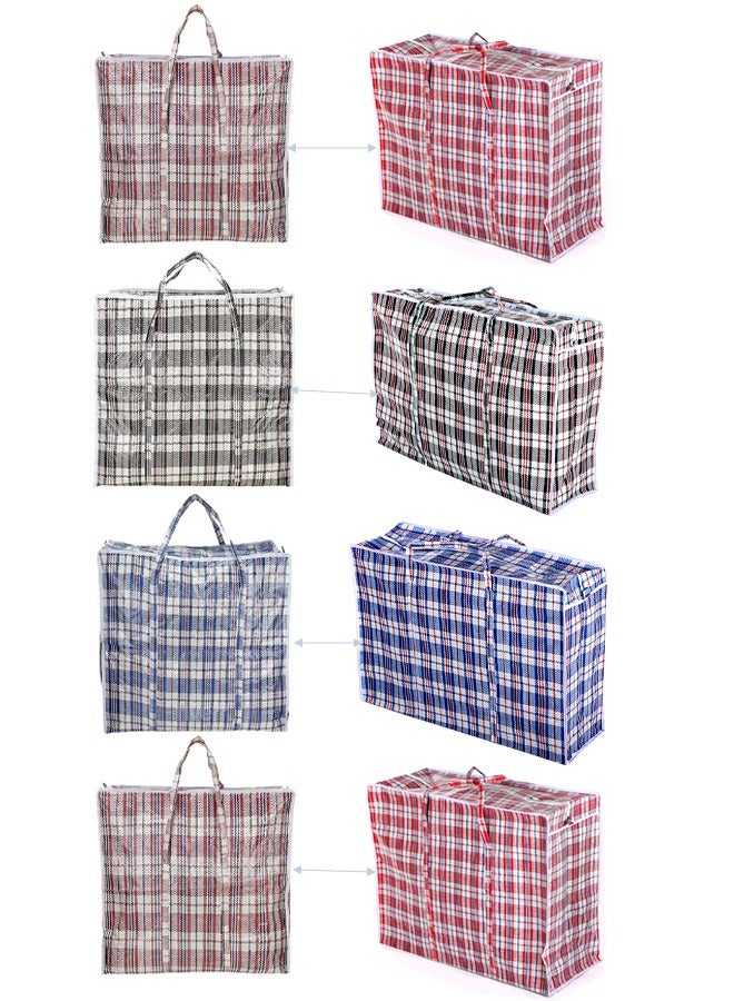 4 powerful storage laundry bags, travel, moving, packaging bags with zippers and handles,Folding Organizer Bag For Clothes Pillows Blankets Bedding Watercolors storage bags 60*30*70cm - Image 1
