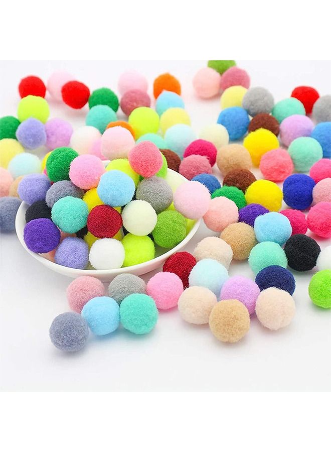 2000pcs Pom Poms Balls Multicolor Pompoms for Kids DIY Art Creative Crafts Decorations - Image 4
