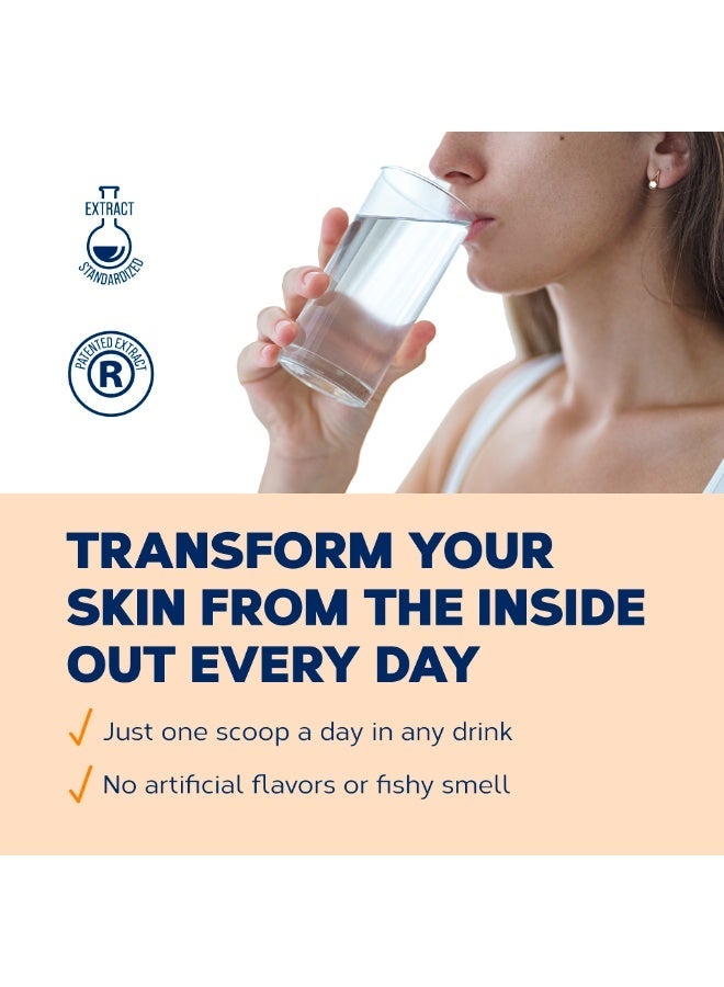 TONGIL Collagen Powder for Skin | Hydrolized Marine Collagen Peptides with Hyaluronic Acid Resveratrol Pomegranate Eggshell Membrane Biotin | Skin Tightening & Healthy Hair Nails Gut | 275g 25 Servings - Image 4