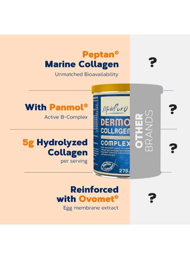 TONGIL Collagen Powder for Skin | Hydrolized Marine Collagen Peptides with Hyaluronic Acid Resveratrol Pomegranate Eggshell Membrane Biotin | Skin Tightening & Healthy Hair Nails Gut | 275g 25 Servings - Image 5