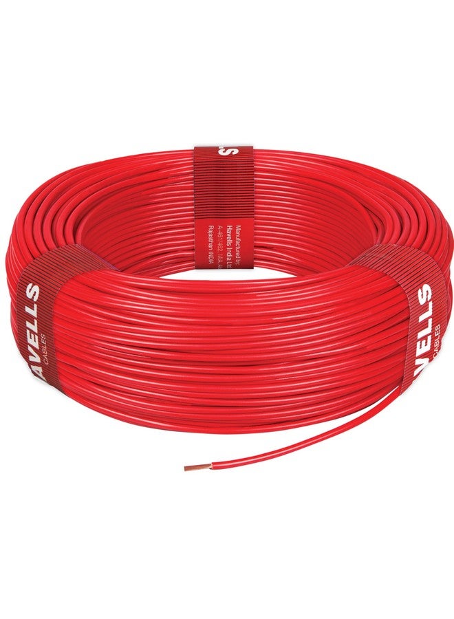 Havells كابل هافيلز لايف لاين WHFFDNRA12X5 2.5 مم مربع (أحمر، 90م) - Image 5