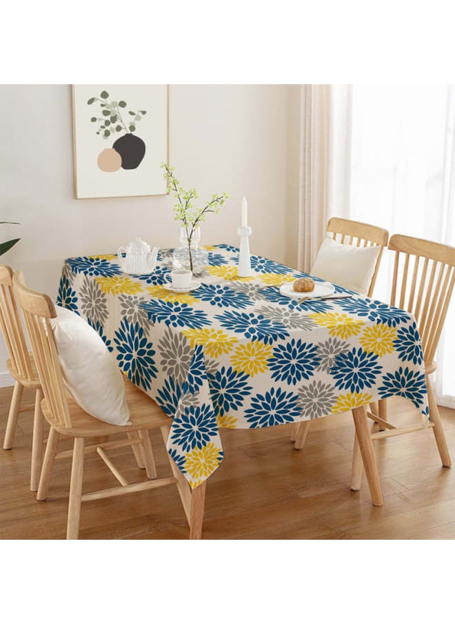 Intex Curtains House Linen Velvet Floral Tablecloth - Textured Fabric For Dining, Special Occasions & Home Decor – Ultra-Soft, Wrinkle-Resistant - 1 Piece  - Image 3