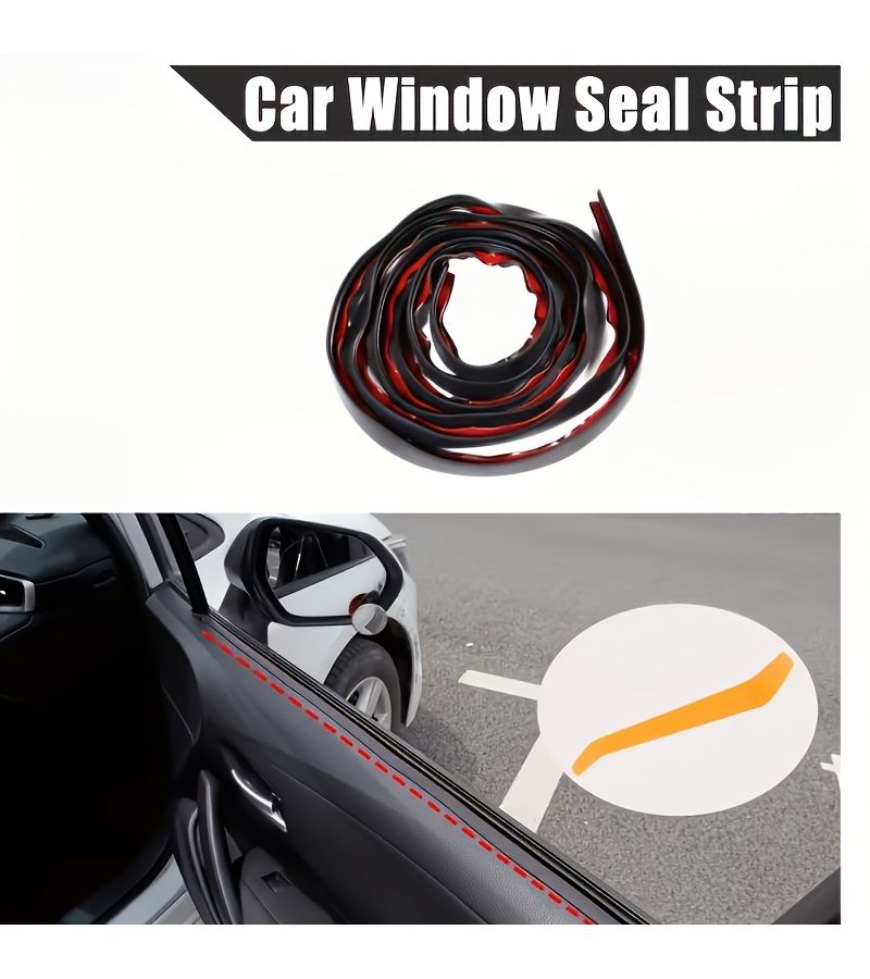 4 Meter Car Window Weatherstrip With 3 Pry Tools Waterproof Dustproof Noise Reducing Seal For Sedan SUV Truck - Image 5