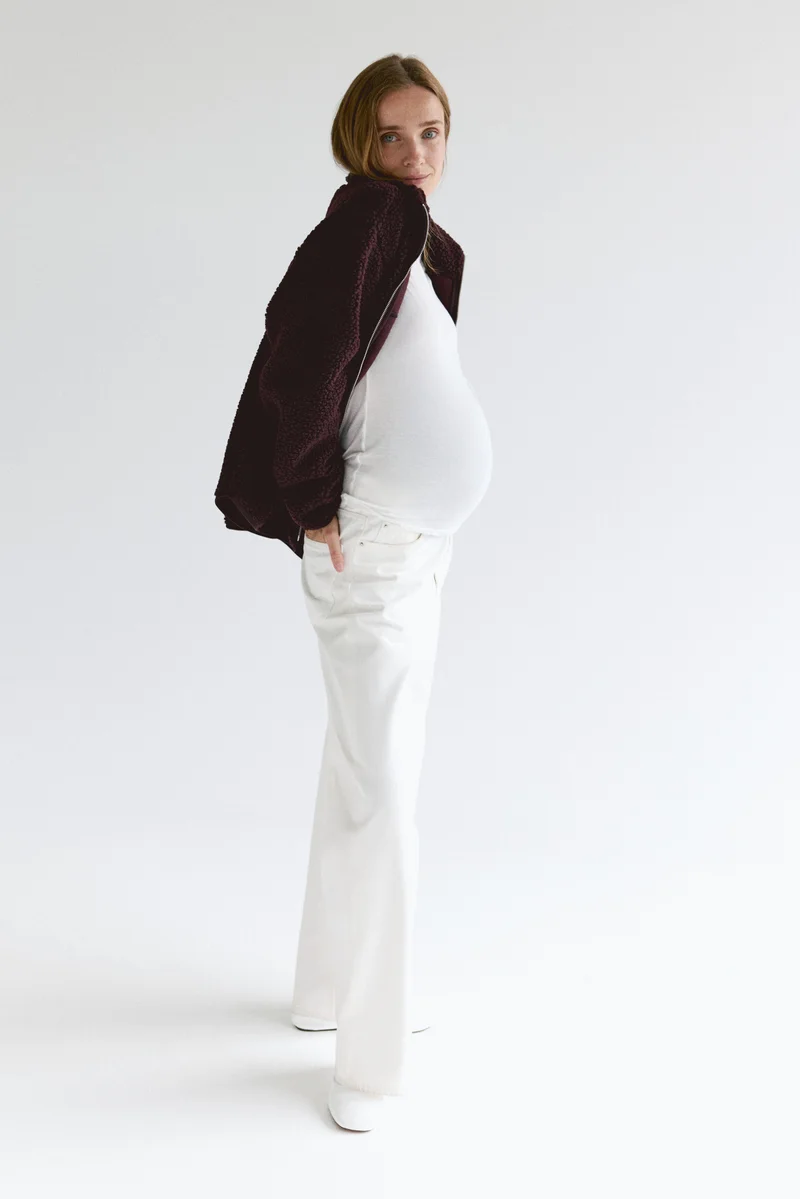 H&M  MAMA Before & After Babywearing teddy jacket for Women | Best Price UAE