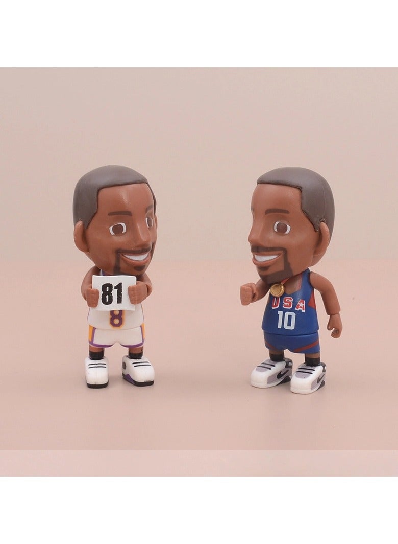 general Basketball star James Kobe Black Mamba Action Figure Model Ornament is beautifully restored and can be used as a cake decoration ornament - Image 3