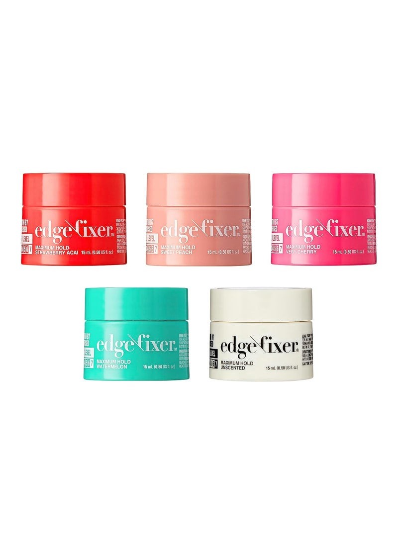 Red by Kiss Red by Kiss Edge Fixer 24 Hour Maximum Hold Edge Wax No Flaking Biotin B7 Infused Hair Gel 