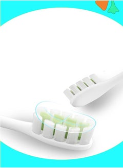 KLNAMAEAAN Children's Electric Toothbrush Super Soft Waterproof Teeth Cleaning Artifact Battery Powered (4 Heads)  - Image 3