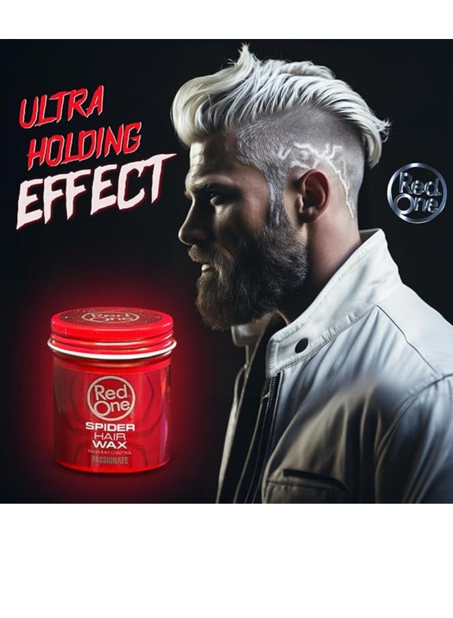Red One Spider Hair Styling Wax Gives You Maximum Width Control 100ml - Image 1