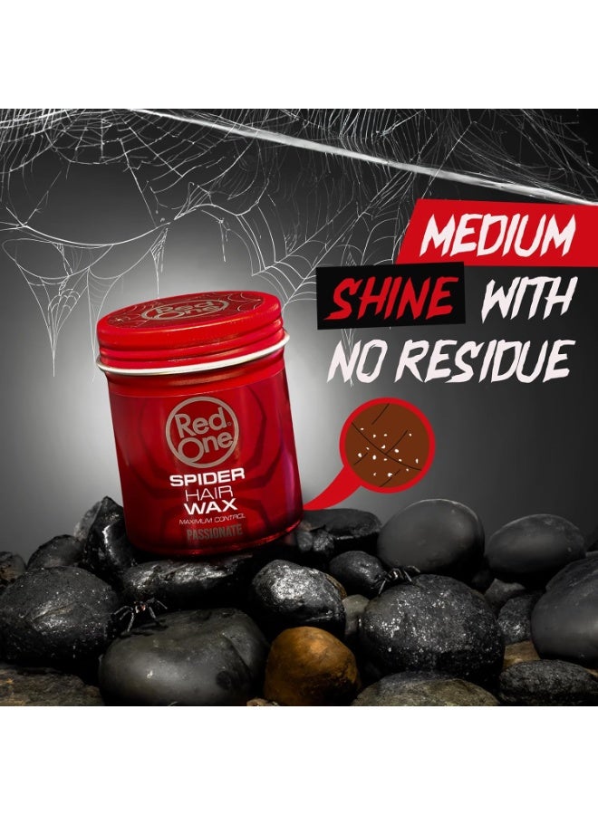 Red One Spider Hair Styling Wax Gives You Maximum Width Control 100ml - Image 3