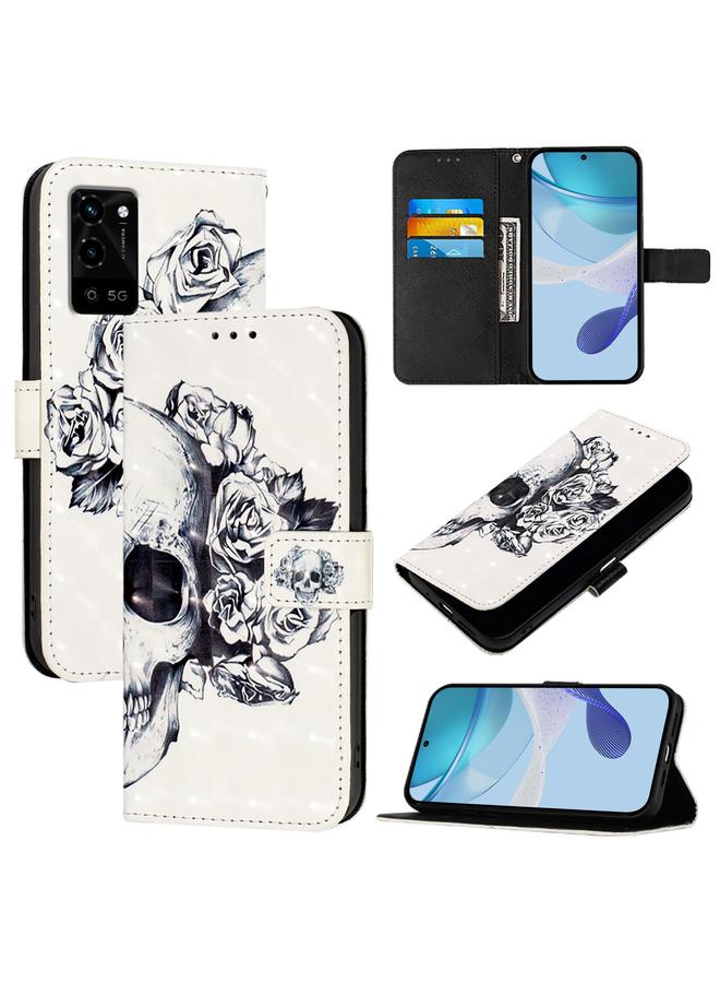 The Bros Case For OPPO A55s 5G / A53s 5G / A56 5G / A16s 3D Painting Horizontal Flip Leather Phone Case