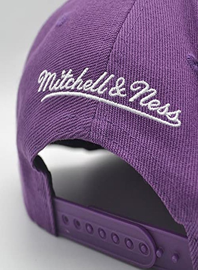 Mitchell & Ness Los Angeles Lakers 1987 NBA Finals Championship Series Snapback Hat- Purple - Image 5