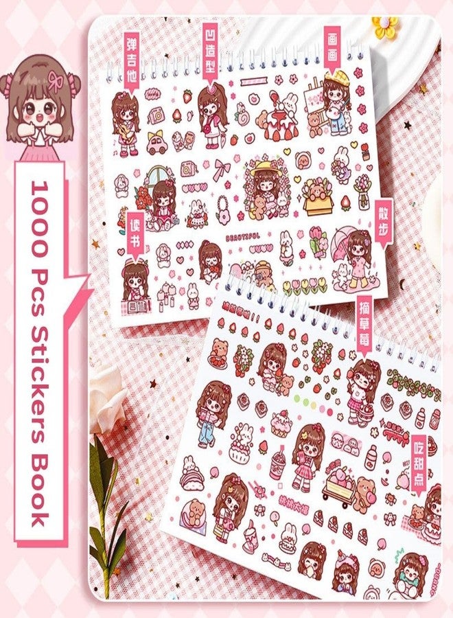 KmCho Scrapbook Sticker 1 Sheet - Cute Decorative Stickers for Journaling, DIY Crafts, Planners, Albums, Notebooks & Gift Wrapping - Waterproof, Easy Peel & Long Lasting Stickers - Image 2