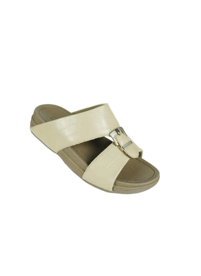 بارجيل أونو 008-3536 Barjeel Mens Casual Sandals 20295 Beige