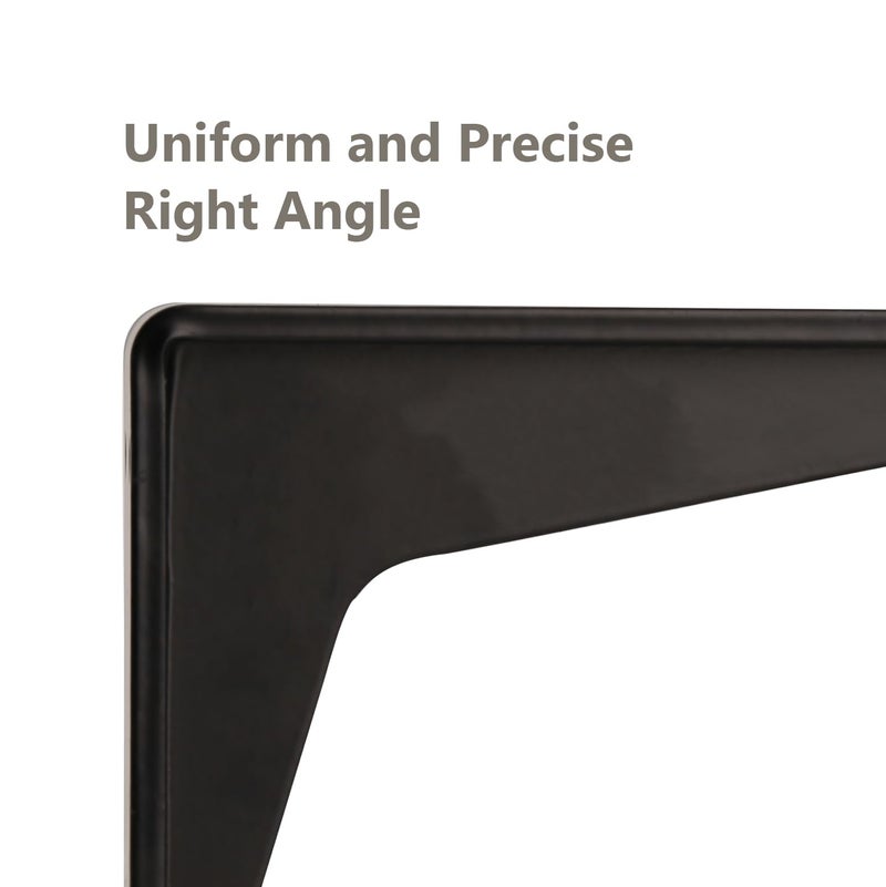 Neodrop 8 Inch Heavy Duty Shelf Brackets, Premium Metal Wall Bracket For Mantel, Countertop Support, Garage Storage Shelves | High Strength Corner Brace | 8-Pack Floating Shelf Hardware - Image 4