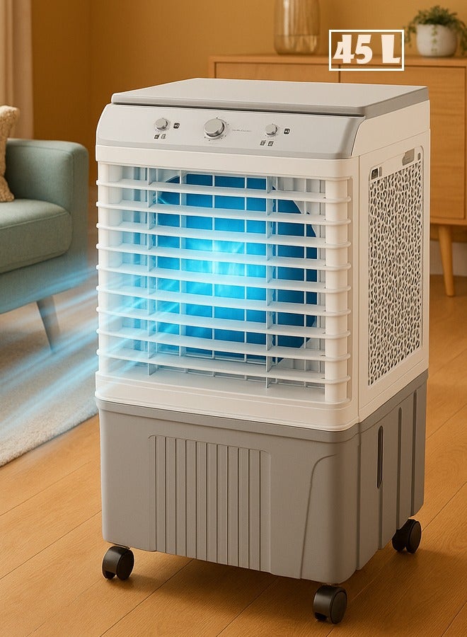 TOSCANA U 45L Desert Air Cooler, Portable Desert Air Conditioner with Large Water Tank and 3-Speed ​​Adjustable Air Conditioner Fan - Image 1
