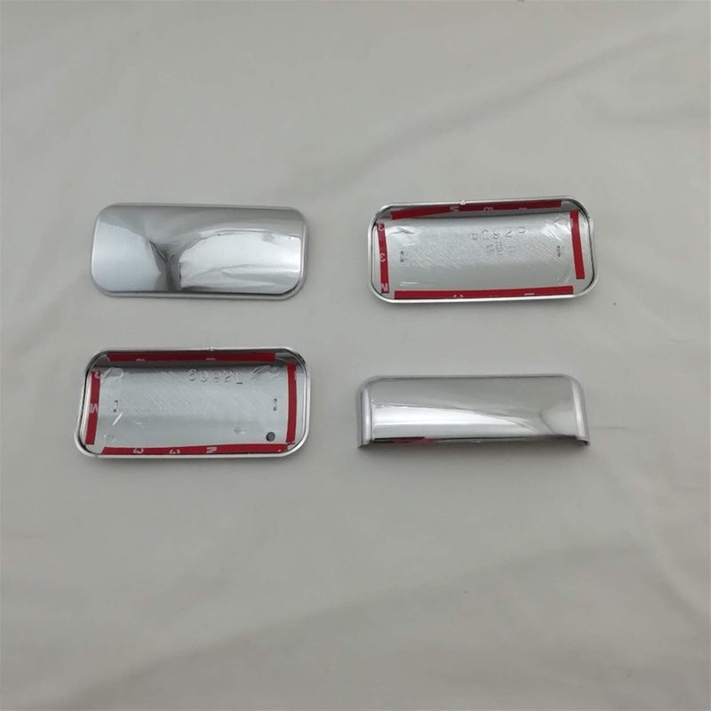 QASULER Chrome Door Handle Bowl Covers for Ford Transit Tourneo - Image 2