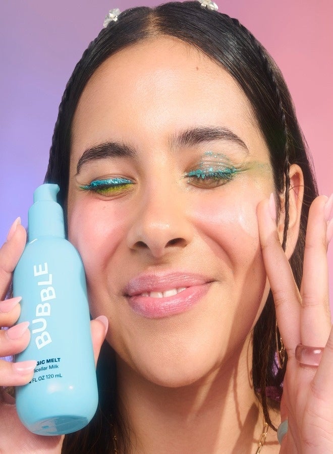 بابل ماجيك ميلت - حليب ميسيلار، 120 مل | مزيل مكياج مرطب لطيف، حليب منظف مهدئ، ينعم ويغذي البشرة - Image 3