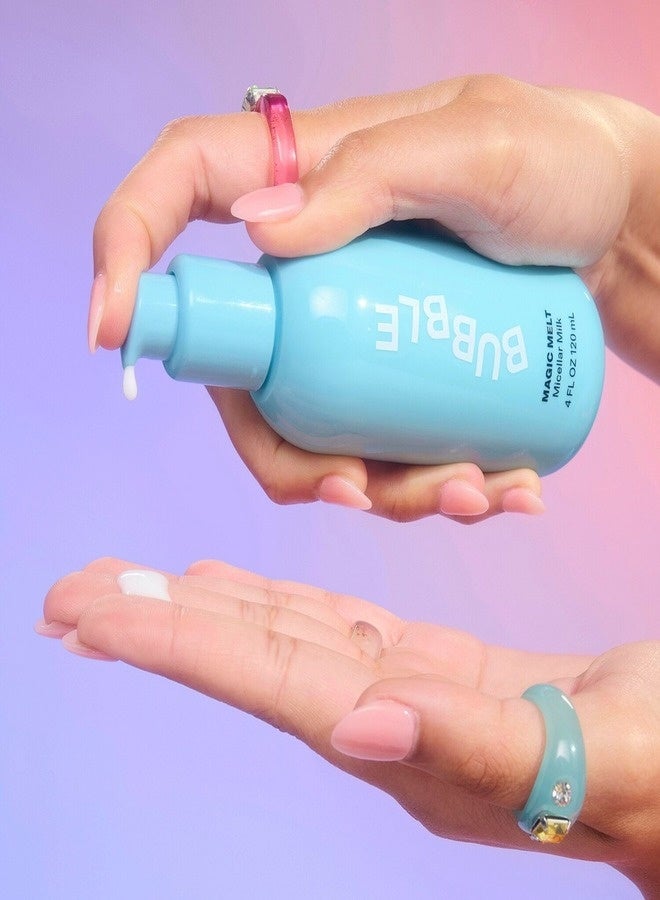 بابل ماجيك ميلت - حليب ميسيلار، 120 مل | مزيل مكياج مرطب لطيف، حليب منظف مهدئ، ينعم ويغذي البشرة - Image 4