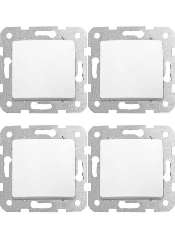Viko Linnera Key White (Including Frame) 9044001 (4 Pcs)  - Image 1