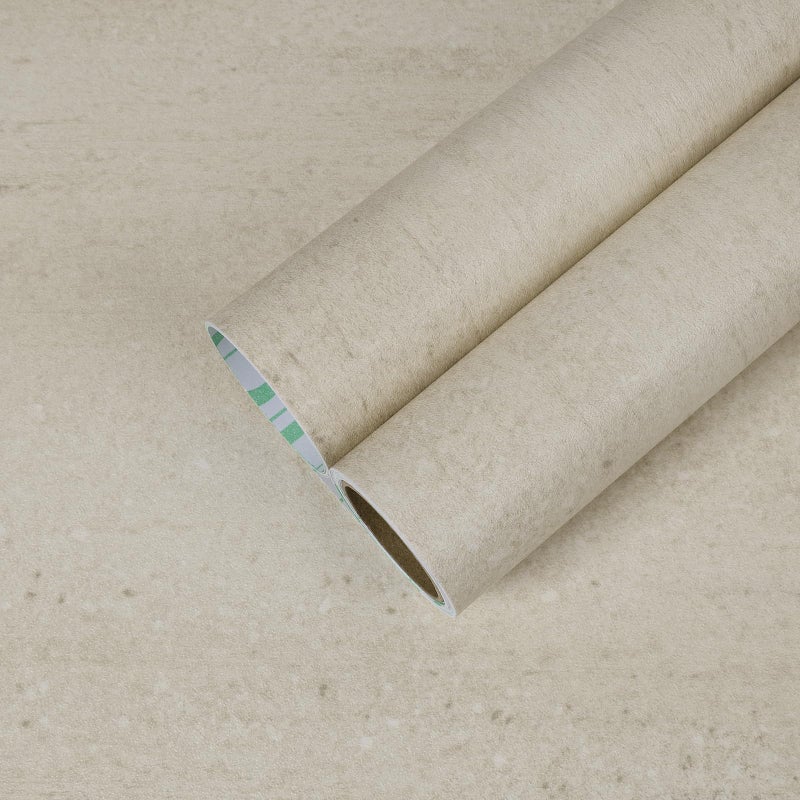 CHIHUT 12x100 Matte Beige Marble Peel and Stick Wallpaper Waterproof Self Adhesive Removable Marble Contact Paper for Kitchen Countertops Cabinets Furniture Desk Renter Friendly Granite Vinyl Wrap - Image 2