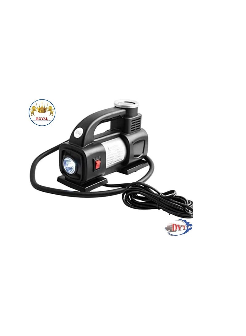 Royal Car Air Compressor DC12V Motorcycle Car Ball Class Air bed type No.1313 Fast inflate oilless design Max pressure 100PSI no Daily maintenance noise Less than 95DB Working Temperature-20~80'C. - Image 3