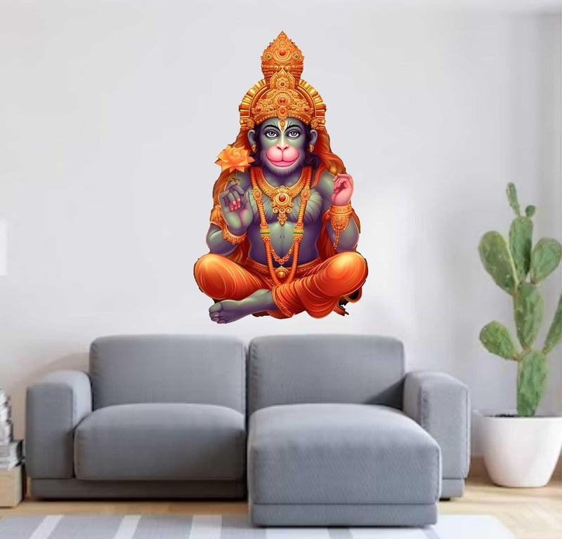 Wall Attraction Hanuman Wall Stickers Murals Size 40x66cm MD47_S - Image 2