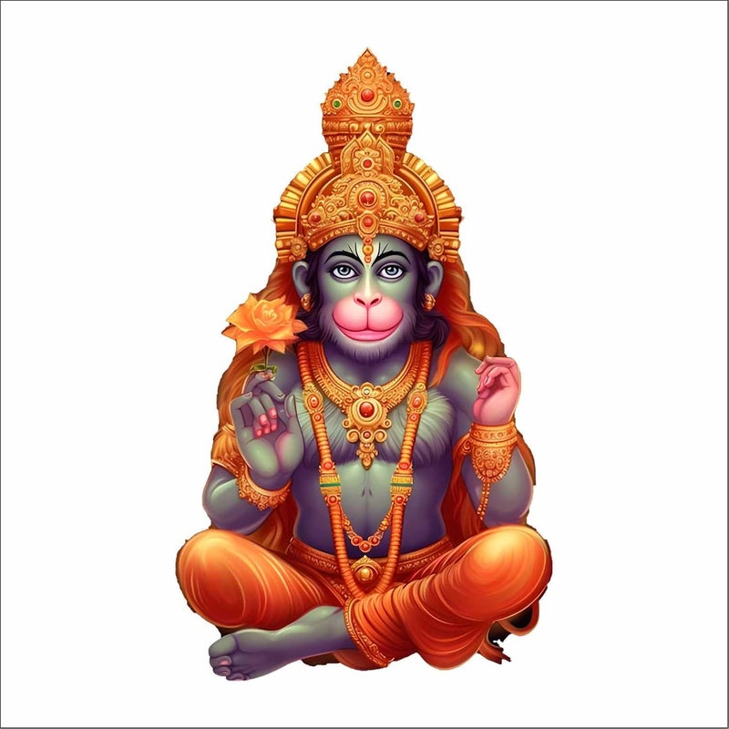 Wall Attraction Hanuman Wall Stickers Murals Size 40x66cm MD47_S - Image 3