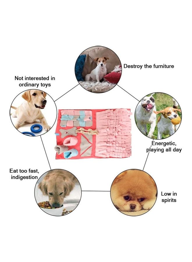 نيبمينينت Pet Snuffle Feeding Mat Multicolour 70 x 50cm - Image 3