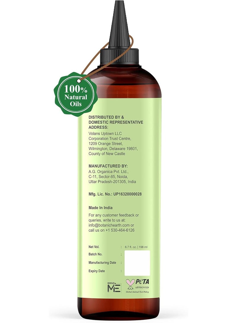 Botanic Hearth Rosemary & Batana Hair Oil (6.7 fl oz) | Revitalizing and Strengthening Hair Treatment for Fuller, Healthier-Looking Hair | Paraben Free | Suitable for All Hair Types - Image 3