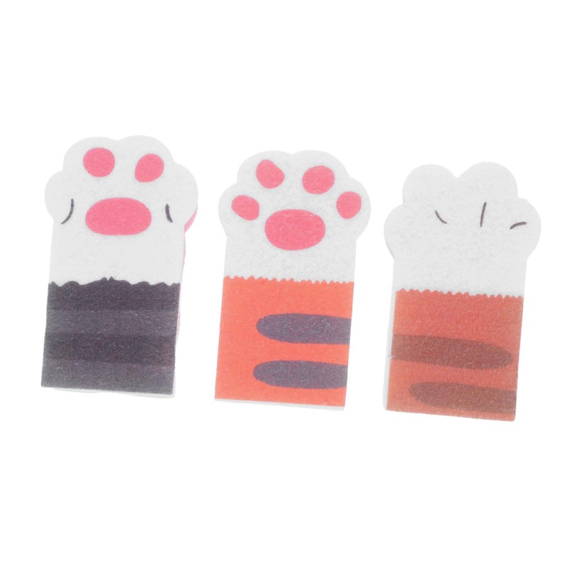 Thickened Cleaning Sponges Non Woven High Friction Scrubbers Strong Water Absorption 3Pcs Random Color - Image 2