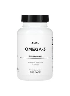 Codeage Codeage, Amen, Omega-3, 1,500 mg, 90 Softgels (1.500 mg per Soft Gel)  - Image 1