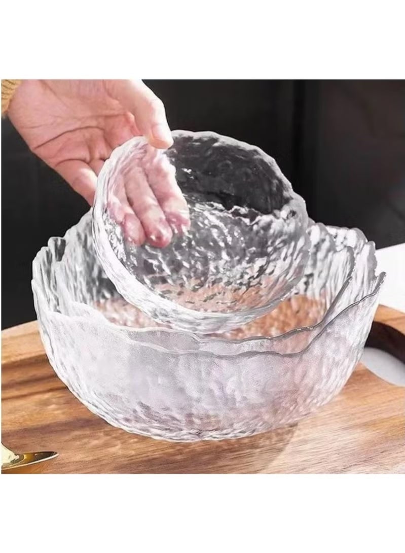 Modern Glass Khoshaf Set – 3-Piece Bowl Set in Different Sizes - Image 4