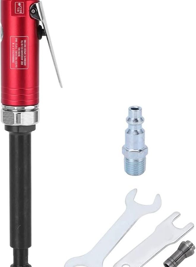 US Style Extended Air Die Grinder Tool 20000RPM 90PSI 3mm 6mm Collet Aluminum Alloy - Image 2