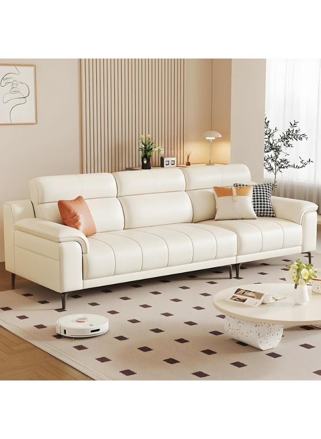 Comfynest Modern Pine Wood Frame Standard Sofa with Foam Cushions  - Image 1