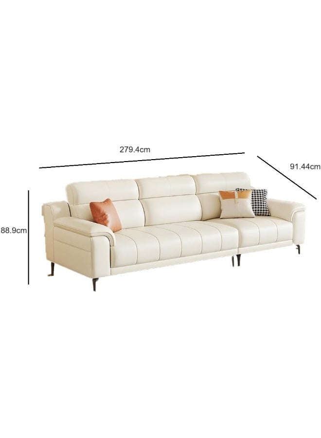 Comfynest Modern Pine Wood Frame Standard Sofa with Foam Cushions  - Image 2