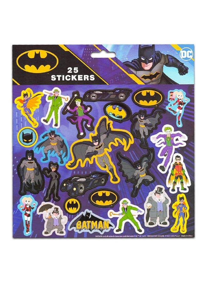 Bendon Publishing DC Comics Batman Coloring & Activity Book Set ~ 2 Batman Books with Bonus Justice League Stickers (2 Coloring Books Featuring Batman) - Image 2
