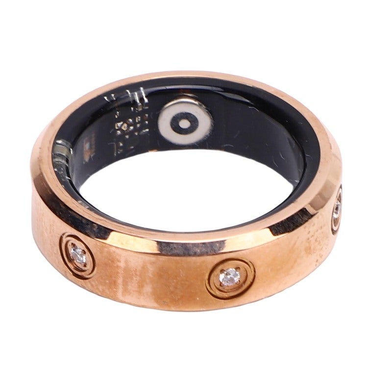 Smart Ring Fitness Tracker: 9# Gold 6.3mm Narrow Width - IP68 Waterproof Multiple Sports Modes Bluetooth Remote Photography for Daily Wear, Gym Workouts, Swimming & Health Monitoring - Image 2