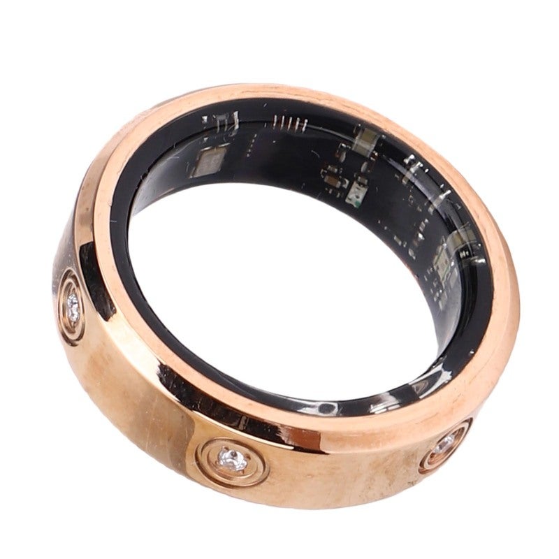 Smart Ring Fitness Tracker: 9# Gold 6.3mm Narrow Width - IP68 Waterproof Multiple Sports Modes Bluetooth Remote Photography for Daily Wear, Gym Workouts, Swimming & Health Monitoring - Image 4