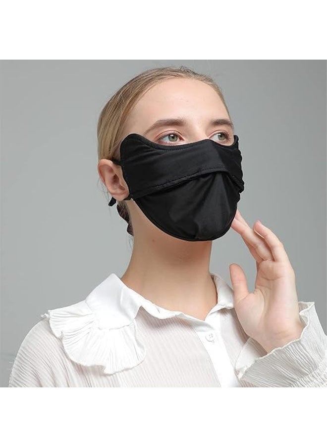 Face Mask Washable Reusable Exercise Breathable Sun Protection Golf Sports Face Mask for Women - Image 2