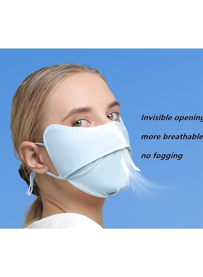 Face Mask Washable Reusable Exercise Breathable Sun Protection Golf Sports Face Mask for Women - Image 4