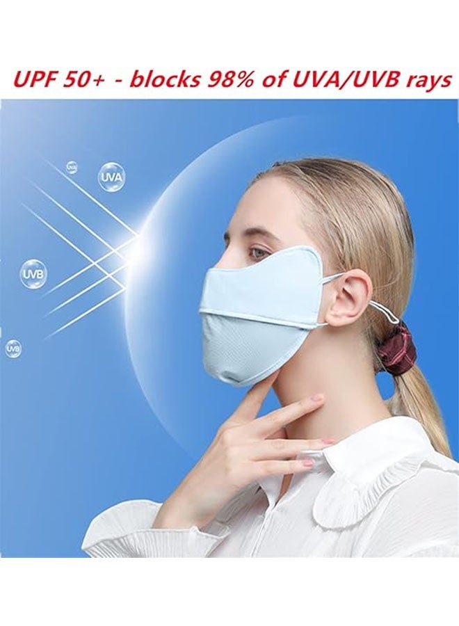 Face Mask Washable Reusable Exercise Breathable Sun Protection Golf Sports Face Mask for Women - Image 5