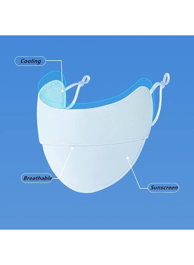 Face Mask Washable Reusable Exercise Breathable Sun Protection Golf Sports Face Mask for Women - Image 3