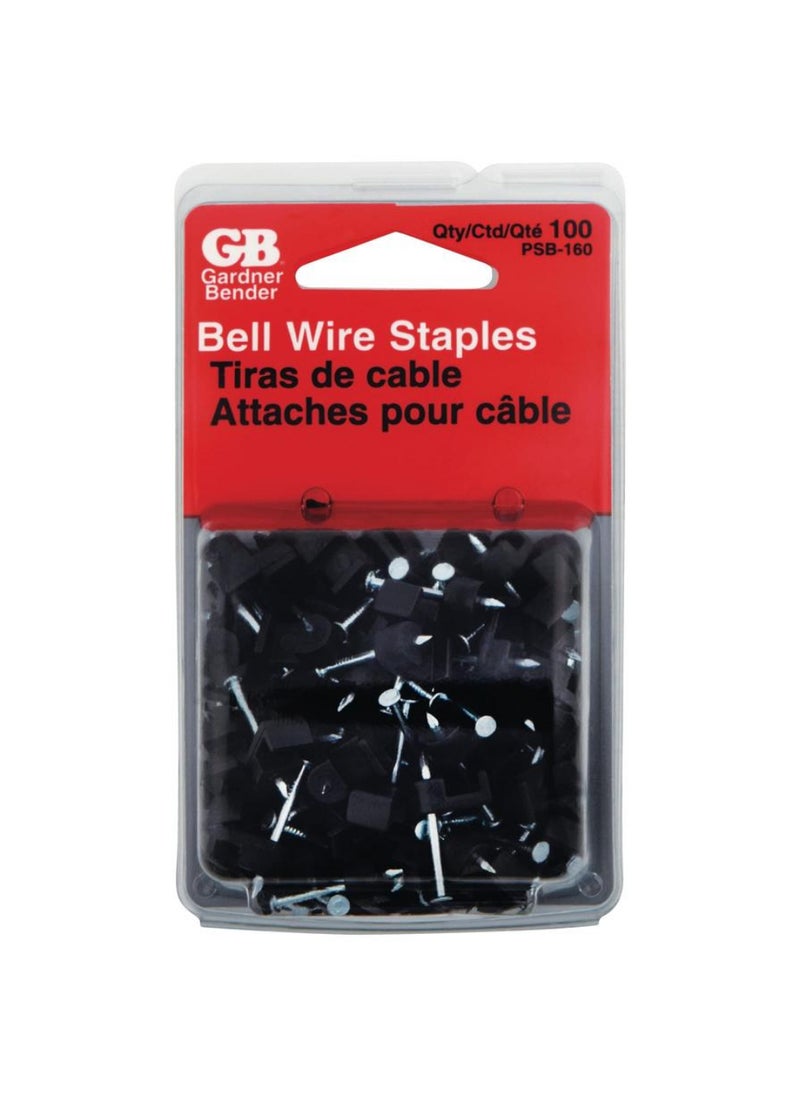 Gardner Bender Gardner Bender Plastic Insulated Bell Wire Staples 2.1x1.27cm 100Pc 