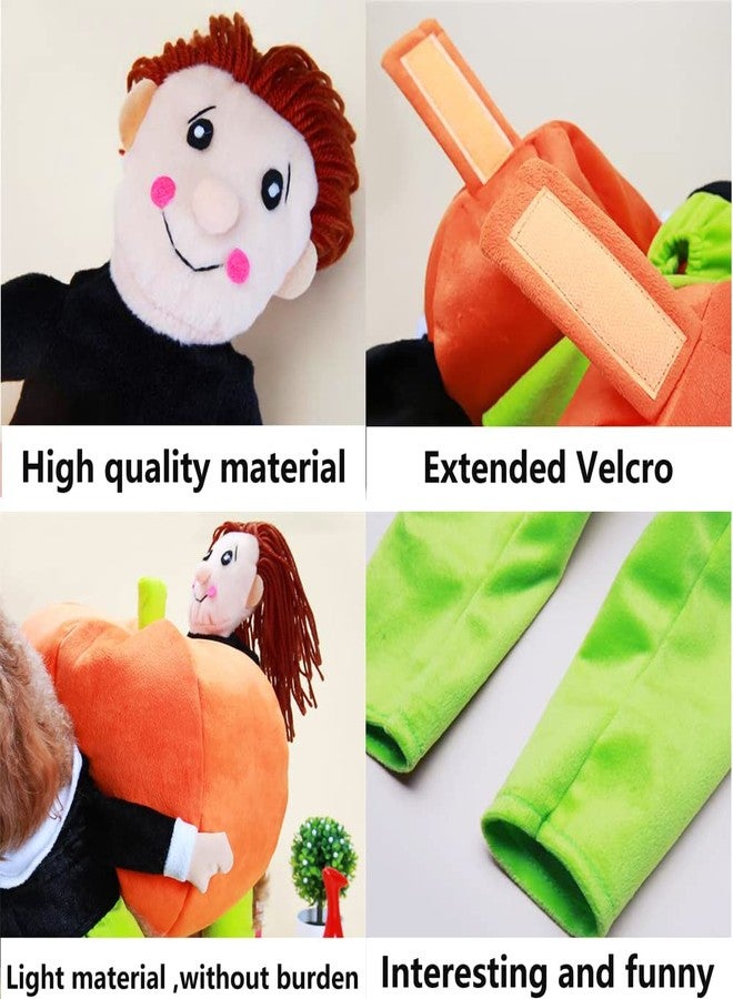 BlueSpace Pet Costume Dog Cat Pumpkin Pets Suit Halloween Costumes Pets Clothing for Small Dogs and Cats, Perfect for Halloween Christmas and Theme Party, M - Image 4