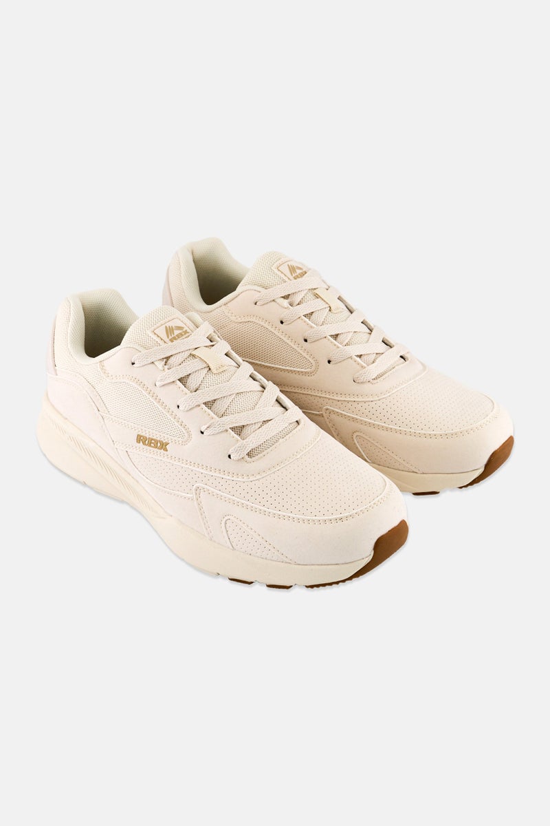 RBX أحذية مشي للنساء مزودة بأربطة، بيج - Image 1