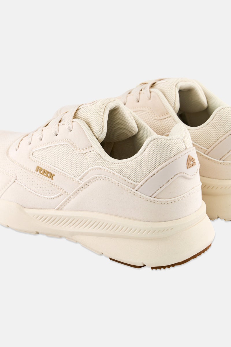 RBX أحذية مشي للنساء مزودة بأربطة، بيج - Image 2