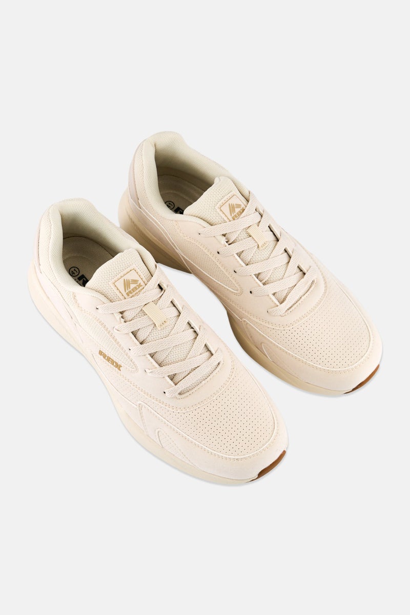 RBX أحذية مشي للنساء مزودة بأربطة، بيج - Image 4