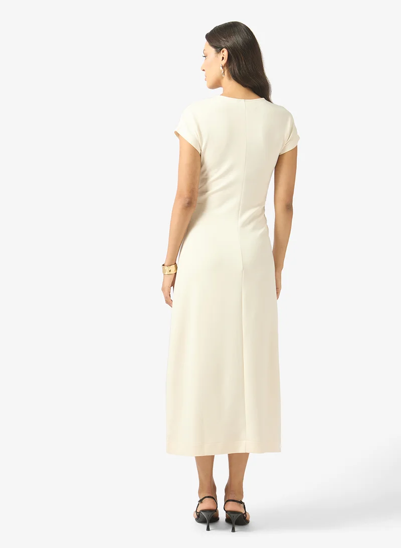 فيرو مودا Regular Fit 7/8 V-Neck Dress
