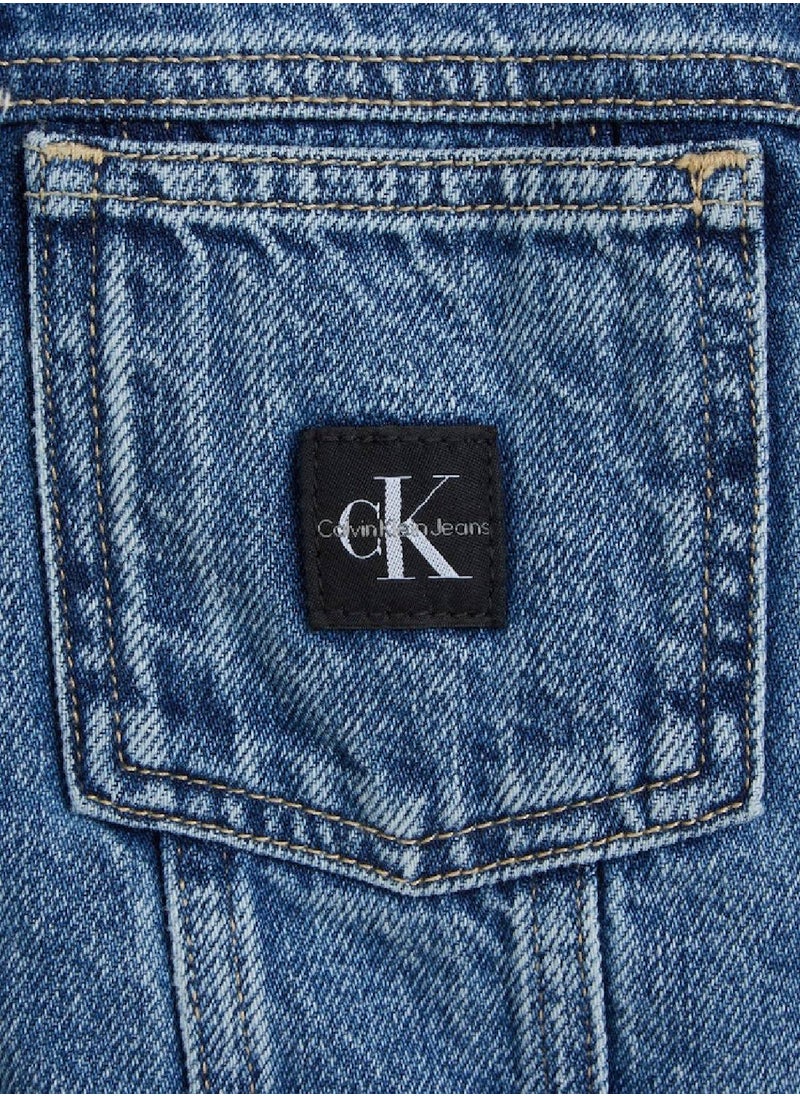 Calvin Klein Jeans - Calvin Klein Jeans Kids, Boys' Jacket - Outwear - Cotton, Denim , Blue - Image 1