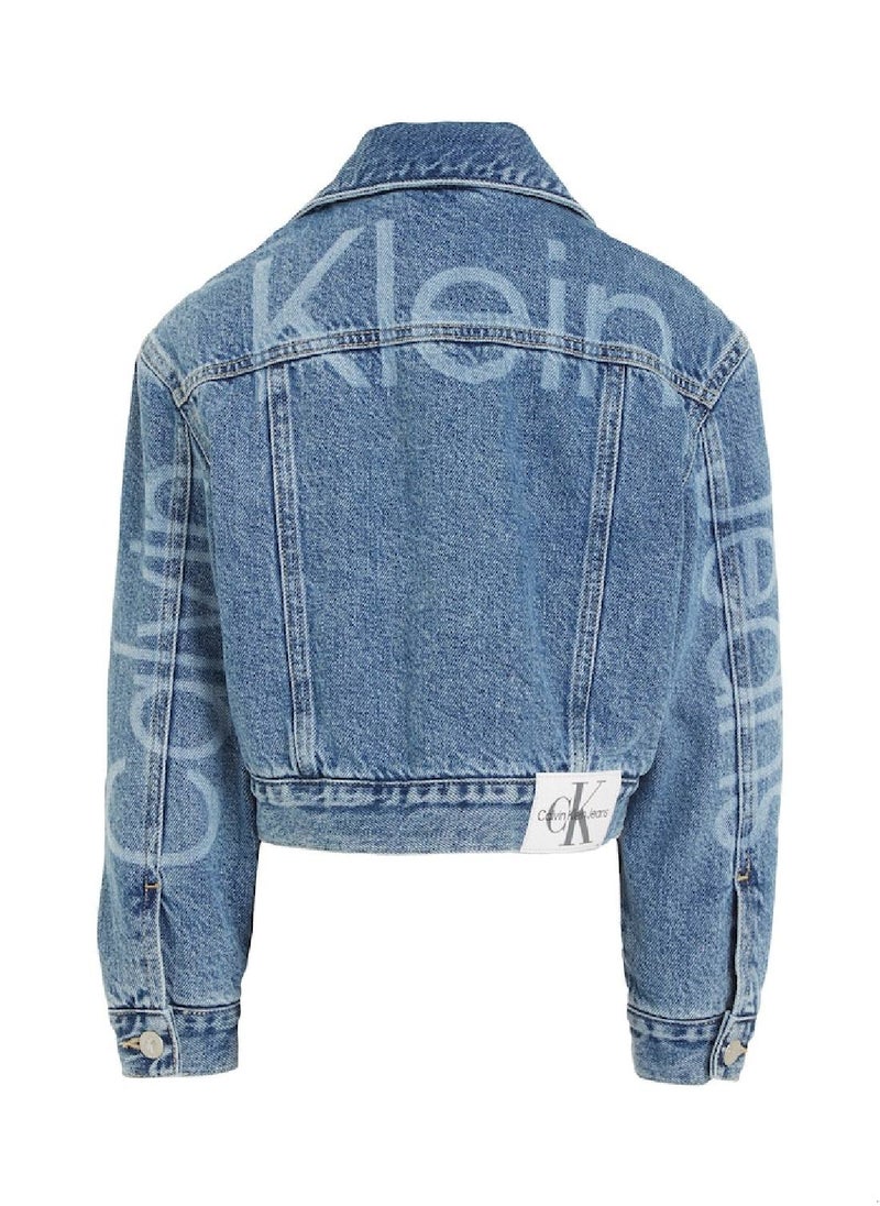 Calvin Klein Jeans - Calvin Klein Jeans Kids, Boys' Jacket - Outwear - Cotton, Denim , Blue - Image 1